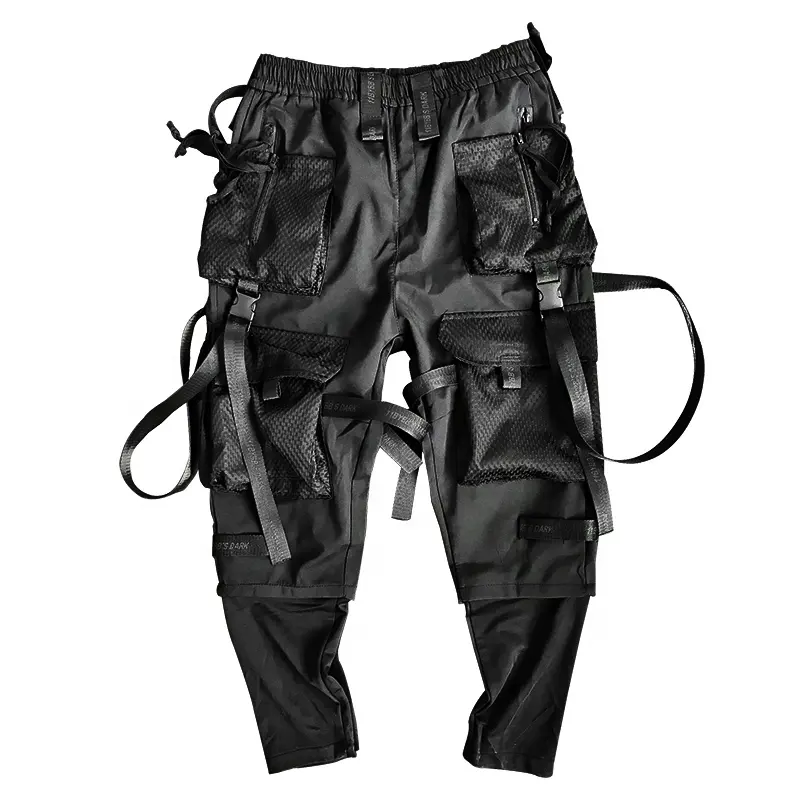 Hochwertige Herren Cargo hose Schwarz Farbe taktische Outdoor lässige lange Hose Baumwolle