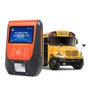 Convalida del biglietto del lettore di autobus con terminale di biglietti lcd dal lettore di codici qr del tornello