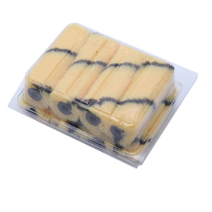 4in acrylic với màu đỏ và màu xanh sọc nóng Acrylic syntex girpaint nhiều màu cam Con lăn nạp con lăn tay áo sơn Bộ - Product Image 3