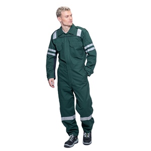 防水PP素材スーツスタイルODM工場直送使い捨て作業服保護カバーオール - Product Image 1