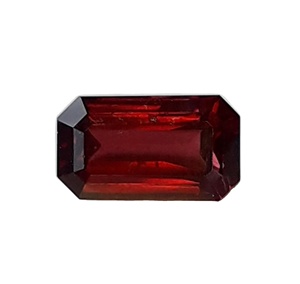 Emerald Cut 100% Natural Red Garnet Wholesale Factory Rate High Quality Faceted Cut Certified Natural Loose Gemstones From <strong>India</strong> - Product Image 1