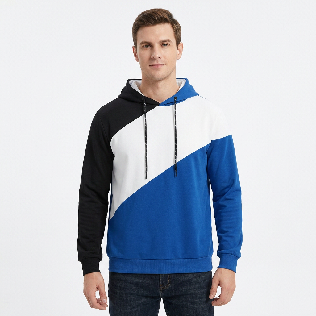 Azul, blanco y negro
