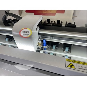 Automatic CCD Label <strong>Cutter</strong> Double Dual Head Bladers Cutting Machine With Creasing 2 in 1 Function - Product Image 3