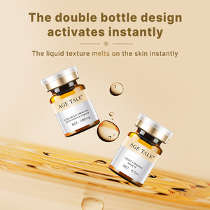Rekombinant insan kollajen parlatıcı gençleştirici anti-oksidan yüz ampul Serum kiti Anti-Aging kırışıklık cilt bakımı seti - Product Image 4