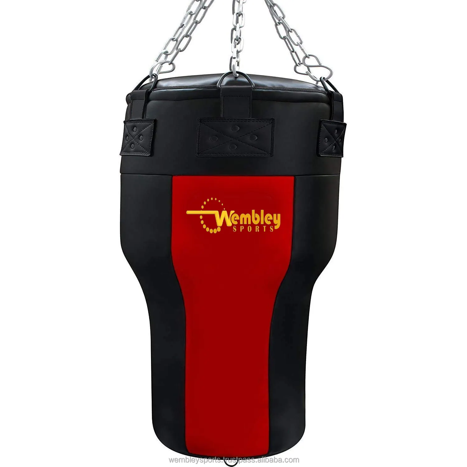 Logo personalizzato stampato Heavy Boxing Upper Cut angolato sacco da boxe per mais non riempito MMA punzonatura Training Sparring Boxing Bags