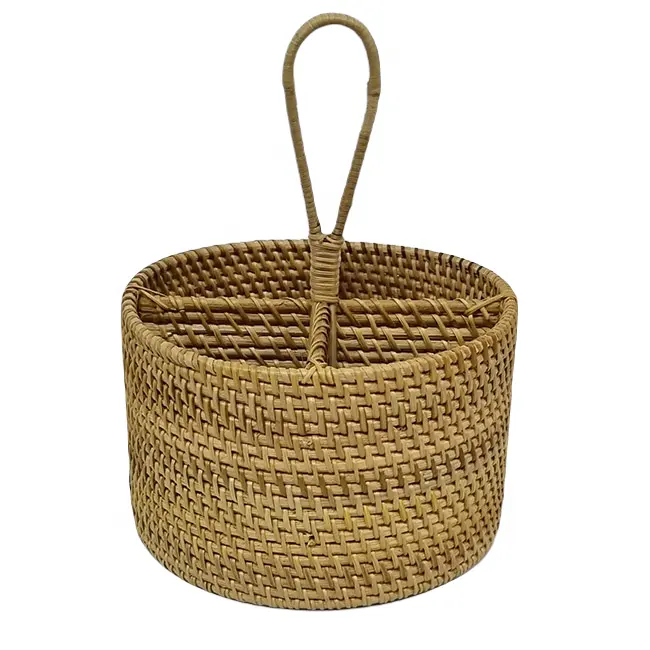 Cesti di stoccaggio in Rattan di alta qualità miglior prezzo all'ingrosso Design speciale del Vietnam