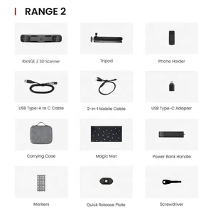 Revopoint Wholesale RANGE 2 <strong>3D</strong> Scanner up to 0.1 mm Precision Fast and Powerful Large <strong>Object</strong> Infrared Light <strong>3D</strong> <strong>Scanning</strong> Machine - Product Image 6