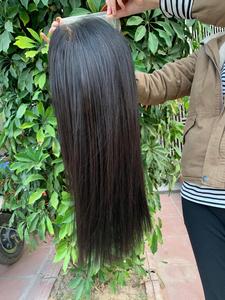 Toptan düz saç 3 demetleri Vietnam kemik düz insan saçı demetleri ham işlenmemiş insan saçı peruk tutkalsız uzantıları - Product Image 2