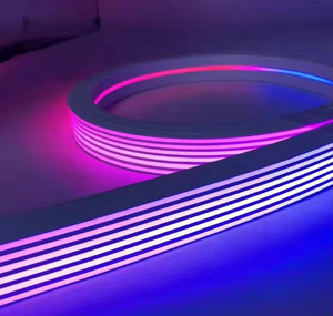 Addressable RGB เปลี่ยนสีได้ dreamlite สำหรับร้านค้าชื่อโลโก้ป้ายนีออนตัวอักษรกลางแจ้งป้ายไฟนีออน LED แบบกำหนดเอง