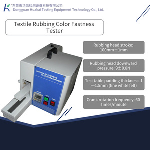 Phòng thí nghiệm dệt may độ bền màu <span class=keywords><strong>Tester</strong></span> mặc kháng thử nghiệm máy nhuộm vải ma sát phai thiết bị 1 năm bảo hành - Product Image 2