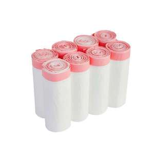 <strong>PE</strong> Drawstring Kitchen Trash Bags on <strong>Roll</strong> Custom Size and Color Options Vietnamese Supplier Reliable Quality Cheap Price
