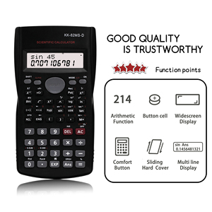 Venda quente elegante estudante escola artigos de papelaria calculadora financeira 82 MS calculadora científica