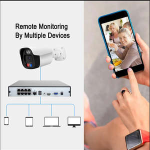 CCTV 4K 8MP Sicherheit Color vu IR-Kamerasystem 8-Kanal 4CH 16CH NVR Kit PoE mit Audio H.265 IP POE NVR Kit - Product Image 6
