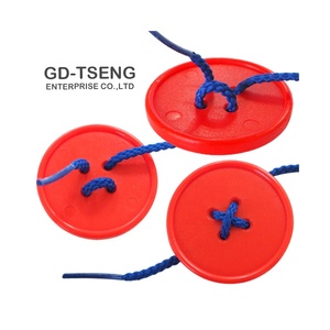 Forme geometriche bottone filo stringa bottoni per cucire aiuto didattico giocattolo - Product Image 2