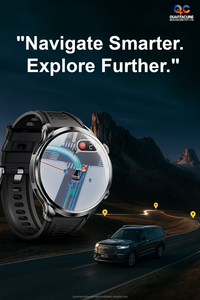 QC AX08 Android akıllı saat 1.95 4G GPS WiFi NFC 3 + 32GB 1100 AMOLED ekran VCall 2025 mAh sağlık Tracker IP67 sesli asistanı - Product Image 3