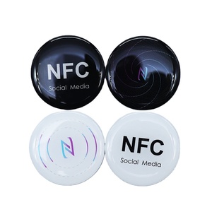 UID可变F08 1K 13.56兆赫可重写NFC环氧钥匙扣徽章令牌标签Mifare 1k卡