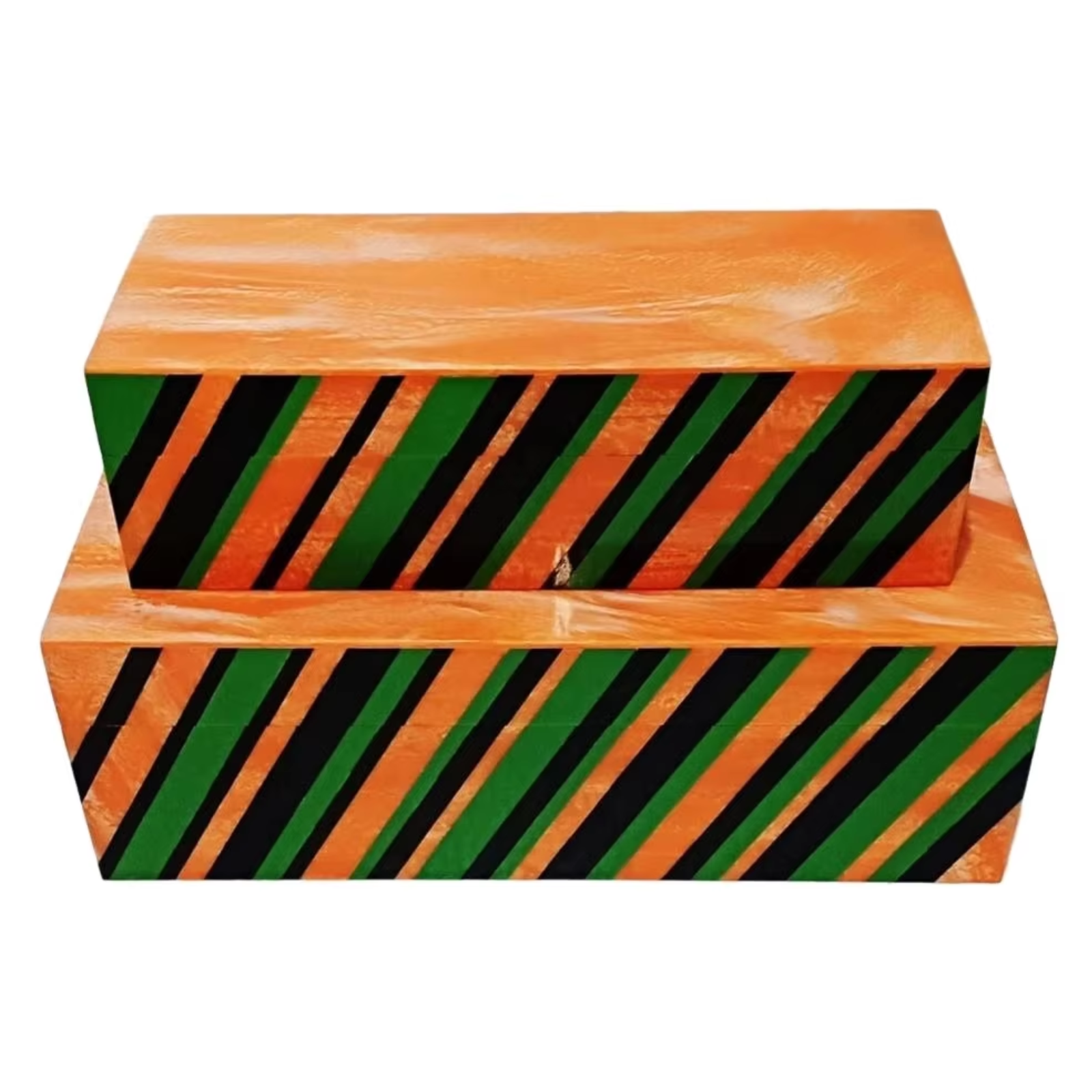 Naranja Verde Negro