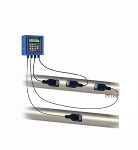 Industrial Clamp-on Ultrasonic <strong>Flow</strong> Meter for Liquid Measurement Non-Invasive <strong>Flow</strong> <strong>Sensor</strong> - Product Image 1