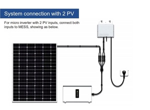800w 600w能源电站阳台太阳能系统单晶电池存储面板安装混合即插即用 - Product Image 3