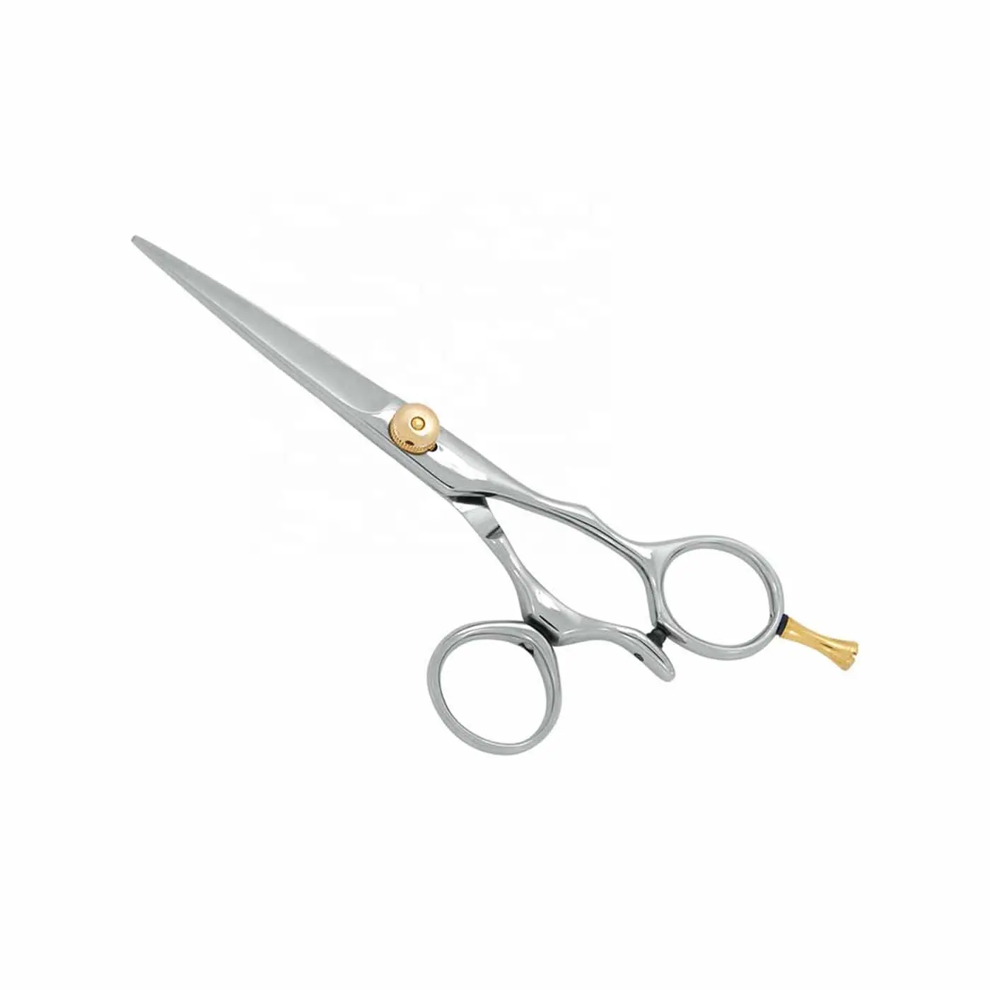 Aço inoxidável terminado cetim do barbeiro Scissors com parafuso ajustável e tesouras confortáveis do corte do cabelo do resto do dedo POR SIGAL