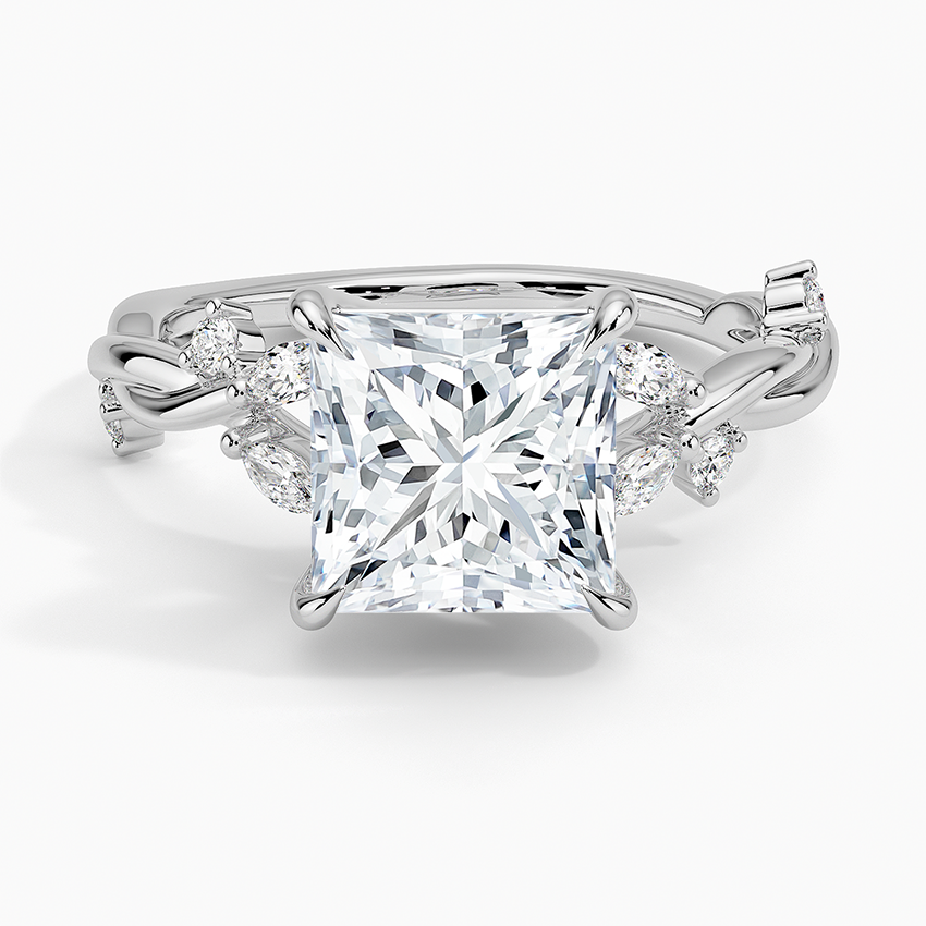 White Gold Plated