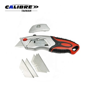 มีดยูทิลิตี้พับเก็บได้สำหรับงานหนักปรับโหลดอัตโนมัติพร้อมที่จับยาง<span class=keywords><strong>6</strong></span>ชิ้นแบบ DIY - Product Image 4