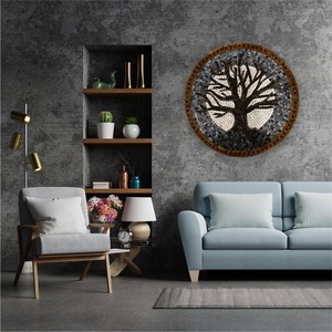 El yapımı taş sanat parça benzersiz soyut tasarım Art Deco tarzı ile High-End ev ve ofis için asılı dekorlar - Product Image 1