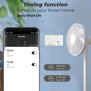AU智能ZigBee单电源点，带2个USB WiFi 1 Gang GPO SAA双USB 20w C型移动定时器倒计时遥控器 - Product Image 4