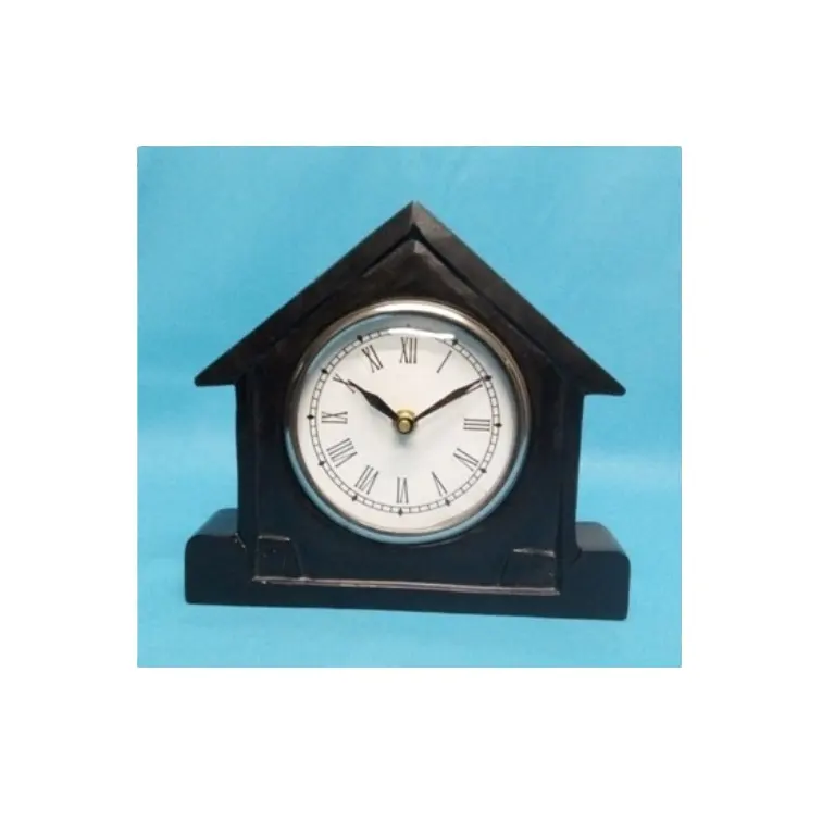 Horloge de table de bureau en bois antique Vintage Farmhouse série d'horloge de cheminée antique pour la décoration de la maison et du bureau