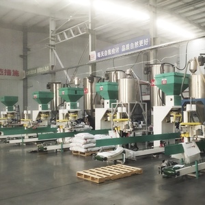 DCS otomatik toprak Bagger ahşap pelet granül ambalaj torbalama dolum ve DİKİŞ MAKİNESİ 50kg