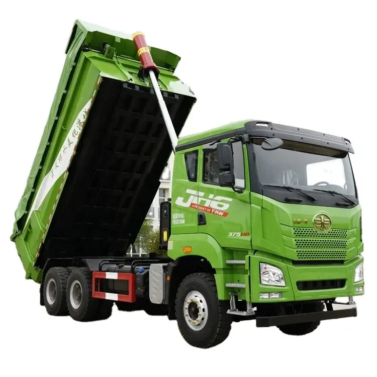 Trung Quốc Faw 380 400 440 480 540 mã lực 8*4 tipper xe tải 12 lốp xe nặng Trung Quốc thương hiệu xe tải