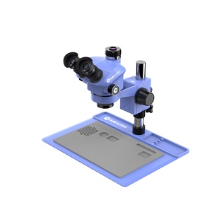 MIJING 7050PRO Cabezal de microscopio trinocular 7-50X/6,5-65X Simul Focal Zoom continuo Microscopio estéreo Juego de herramientas de soldadura - Product Image 1