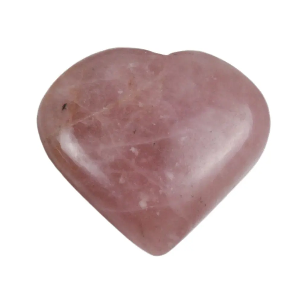 Pietra curativa naturale multicolore a forma di cuore intaglio artigianale cuore palma cristallo pietra preziosa migliore per soggiorno