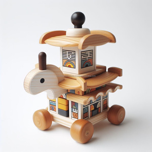 環境にやさしいイノベーション木製のおもちゃが若い心を形作る方法 - Product Image 3