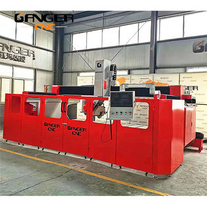 Ganger Cnc 4-осевой мостовой станок для резки GQ-3220B ПЛК система управления мостовой пилой, станок для резки мрамора, гранита, кварца - Product Image 2