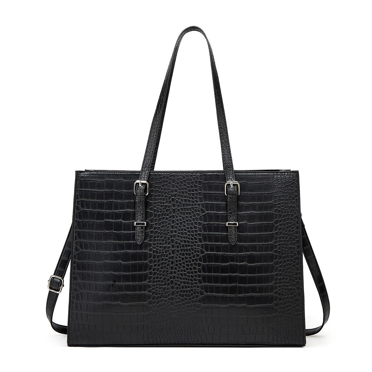 Alligator pattern black