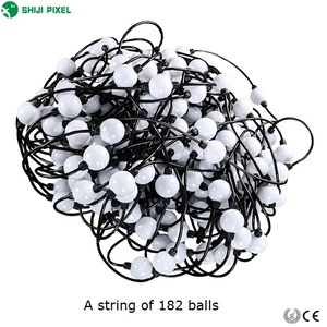 24v ip67 50mm <span class=keywords><strong>dmx</strong></span> <span class=keywords><strong>rgb</strong></span> <span class=keywords><strong>led</strong></span> pixel, bola 360 graus à prova d' água externo 3d globo luz de corda