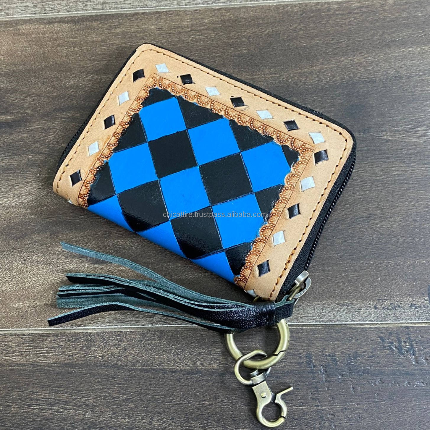 Dark Blue & Black Checkered