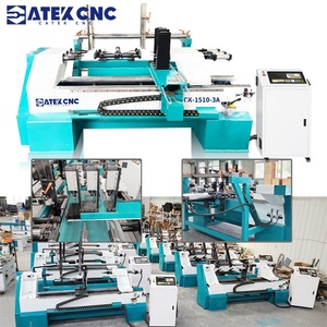 Tornio per la lavorazione del legno CNC a tre assi completamente automatico di carico e scarico per la stecca della piscina - Product Image 2