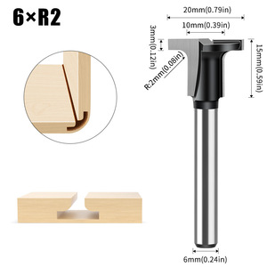 Tungsten Steel Carbon Crystal Panel <strong>Cutter</strong> <strong>Arc</strong> Bending &amp; Flat Bottom Grooving 2-in-1 Trimming Tool T-Slot Specialized - Product Image 5