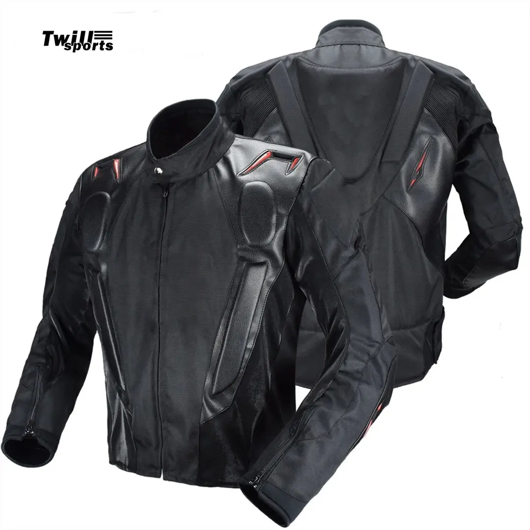 Custom Cardura Motorsport Moto Motorbike Protector Gear Uniform Motorcycle Jacket For Men Riding
