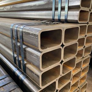 ERW方形和矩形钢管和管ASTM A53 S235JR民用工程结构用方管碳钢管 - Product Image 6