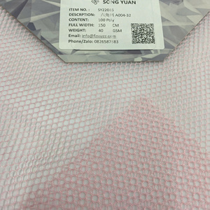 Hot Trend Polyester Hexagon Mesh Net Stoff 40 Gsm Muster Design für Mädchen Jacken, Hochzeit, Taschen in Kleidung Textilien