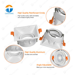 Vuông Hiện Đại Chìm Led Downlight 5 Wát 7 Wát 9 Wát 12 Wát Trong Nhà <span class=keywords><strong>GU10</strong></span> Lịch Thi Đấu MR16 Downlight Khung Nhà Ở - Product Image 2