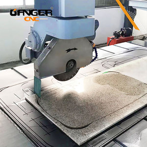 Ganger Cnc 45 ° фаска машина GQ-3220H 4-осевая автоматическая система управления гранитной мраморной кварцевой резки - Product Image 4