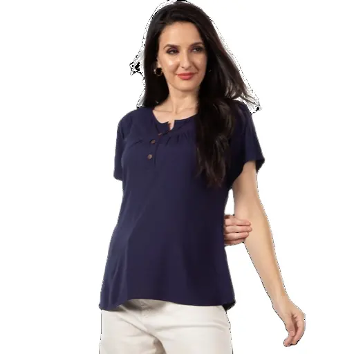 Camisas y blusas para mujer, camisa de rayón viscosa a la moda, camisa de manga larga con estampado Digital y cuello levantado, blusa para mujer 2023