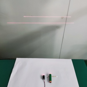 Простой в эксплуатации переключатель DIY включения-выключения 650nm 5mw горизонтальный красный лазерный Выравнивающий линейный лазерный указатель диодный модуль для промышленного использования - Product Image 2