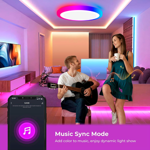 Thông minh wifi Led trần ánh sáng thiết kế hiện đại rgbcw bề mặt núi Alexa & Google trợ lý ứng dụng điều khiển cho phòng ngủ & phòng khách - Product Image 6