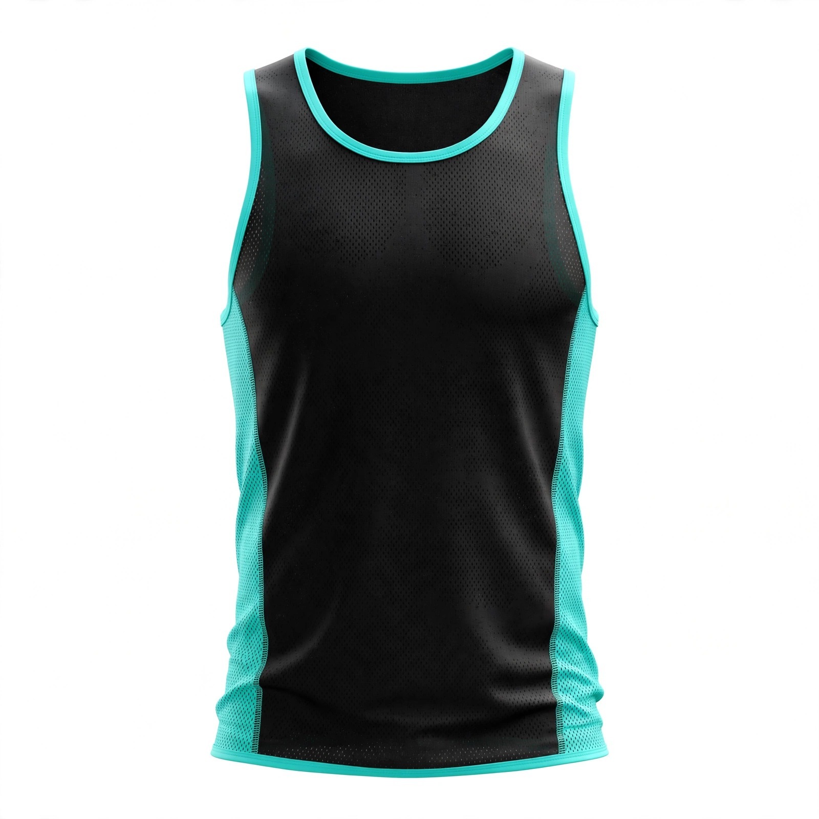 Carbon Black Neon Cyan