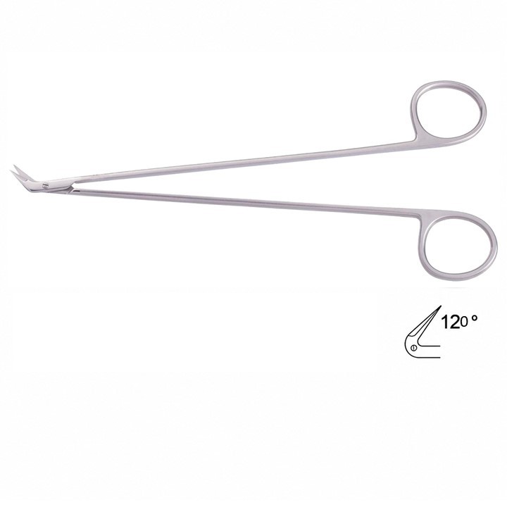 Angled 120°. Overall length 6-3/4in (17.1cm).